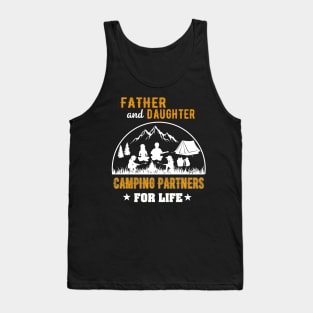 Father and daughter camping partners Tank Top